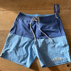 Fair Harbor boardshorts NWT size 30 blue